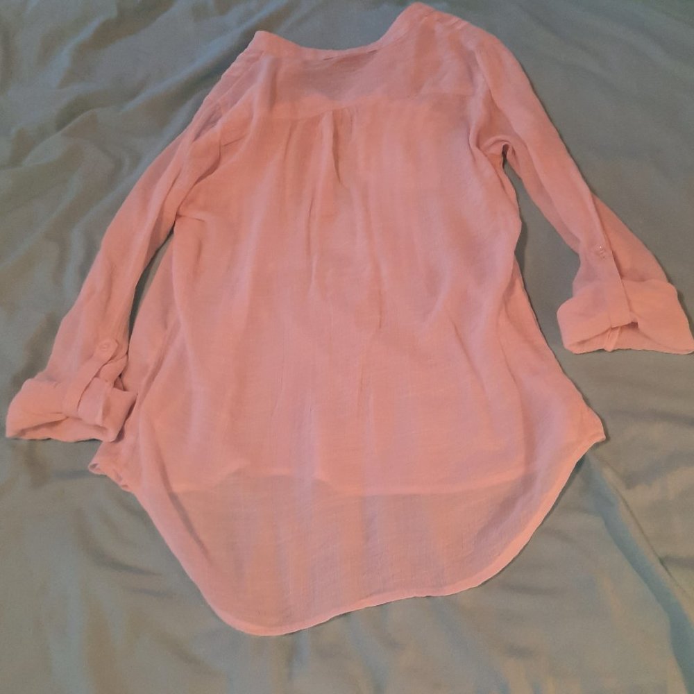 Zac & Rachel White Blouse - Size Small - Picture 7 of 9
